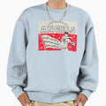 Baseball Angels Tin Sign Worn Sweatshirt - Minimalist Print Men Women - T-Shirt, Sweatshirt, Hoodie