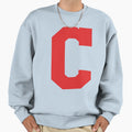 Alphabet Red C Sports Letter C Sweatshirt - Minimalist Print for Adults - T-Shirt, Sweatshirt, Hoodie