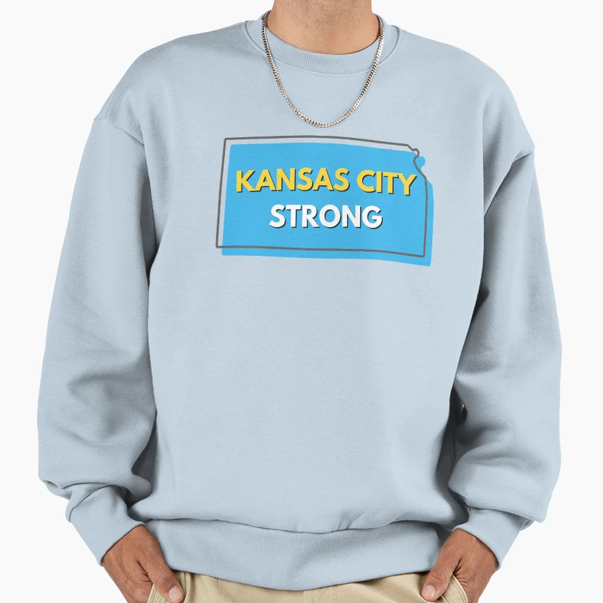 Kansas City Strong T-Shirt - Custom Art Print Unisex - T-Shirt, Sweatshirt, Hoodie