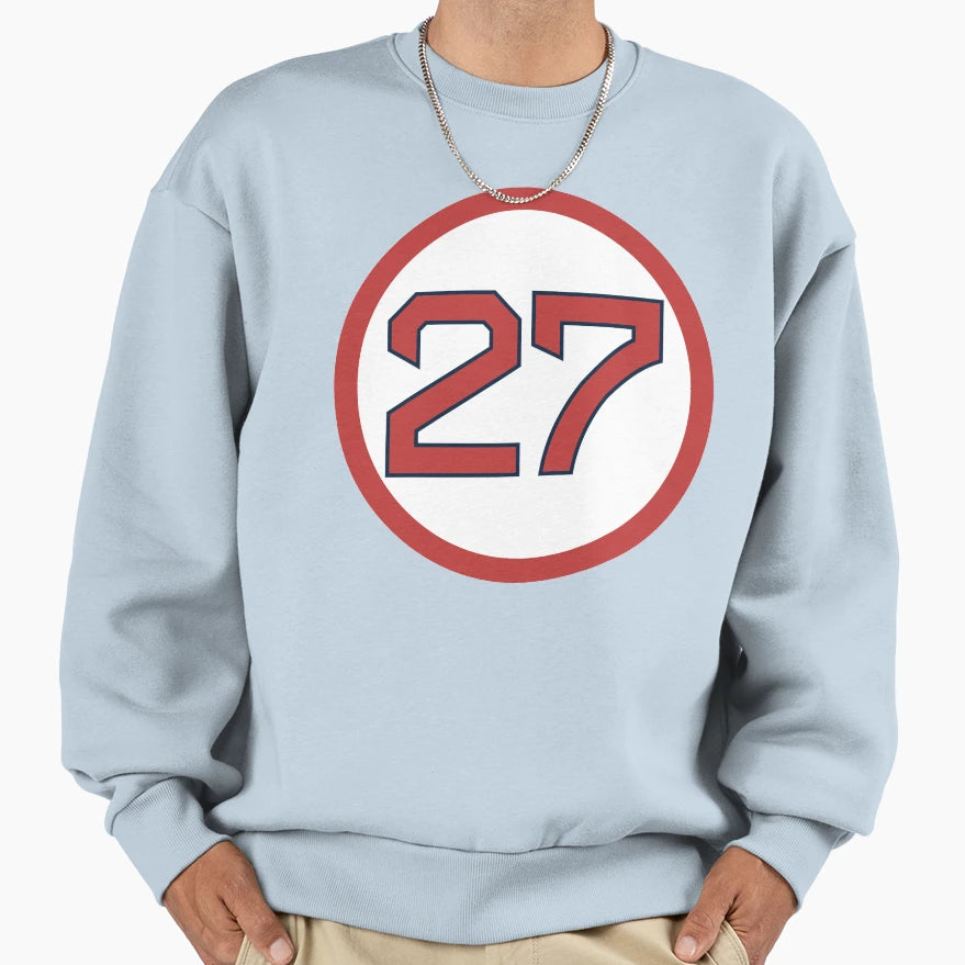 Carlton Fisk 27 Jersey Number Sweatshirt - Custom Art Print Unisex - T-Shirt, Sweatshirt, Hoodie
