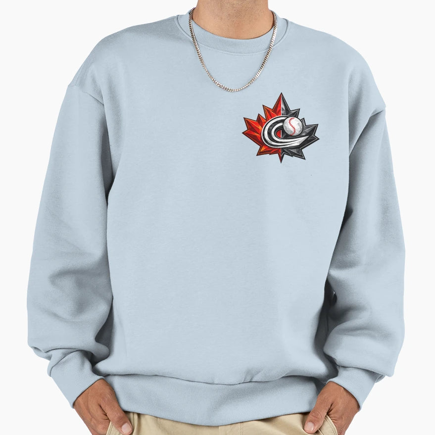 Canada Baseball 2026 Power Emblem Sweatshirt - Custom Art Print Unisex - T-Shirt, Sweatshirt, Hoodie