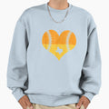 Houston Texas Baseball Heart Map Sweatshirt - Custom Art Print for Adults - T-Shirt, Sweatshirt, Hoodie