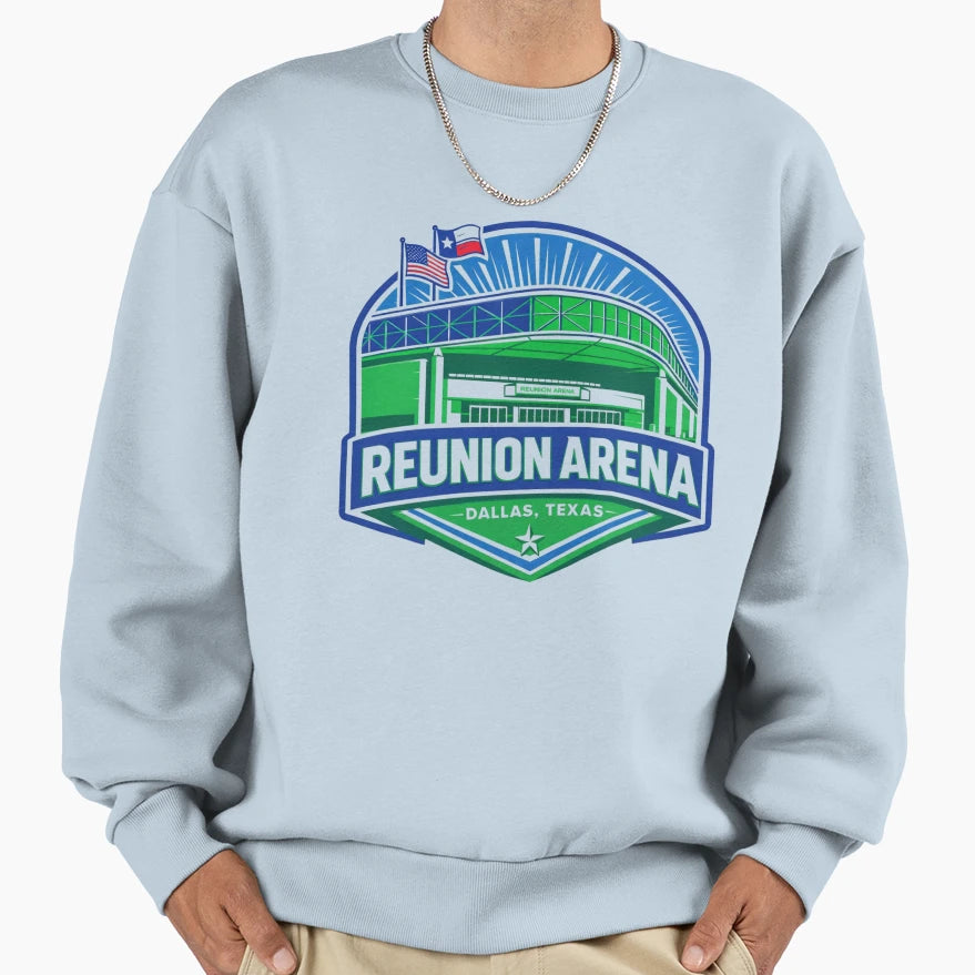 Reunion Arena Heart Dallas Sports Sweatshirt - Trendy Graphic Unisex - T-Shirt, Sweatshirt, Hoodie