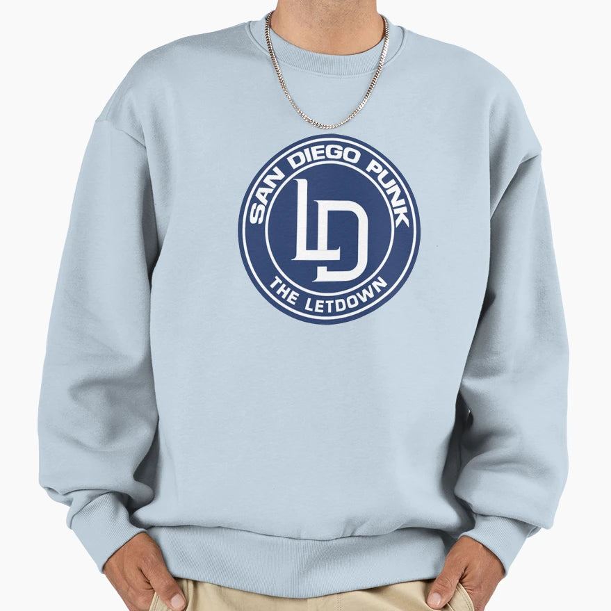 Letdown Padres Circle Logo Sweatshirt - Custom Art Print Men Women - T-Shirt, Sweatshirt, Hoodie