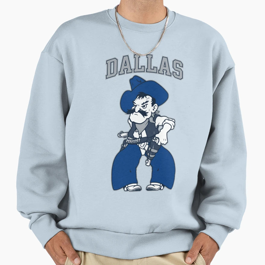 Dallas Sweatshirt - Aesthetic Graphic for Adults - T-Shirt, Sweatshirt, Hoodie