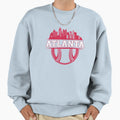 Downtown Atlanta Skyline Atl Baseball Sweatshirt - Aesthetic Graphic Unisex - T-Shirt, Sweatshirt, Hoodie