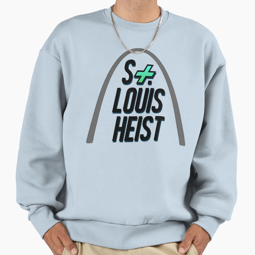 Stl Heist Logo Sweatshirt - Minimalist Print for Adults - T-Shirt, Sweatshirt, Hoodie