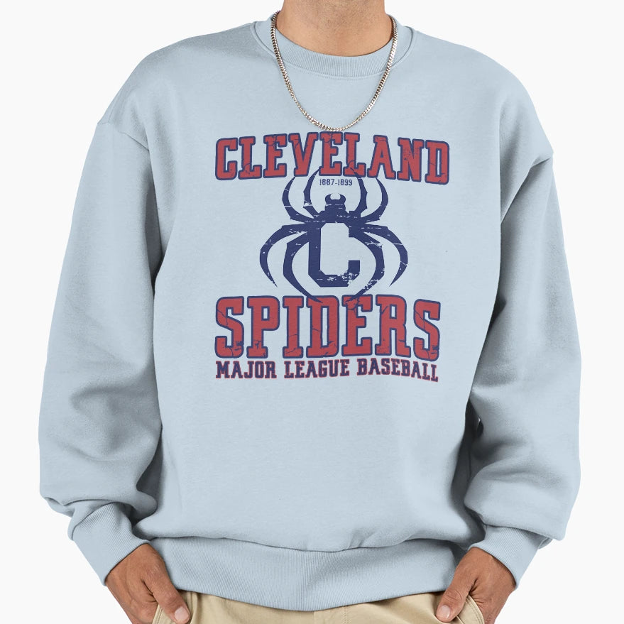 Cleveland Spiders Defunct Team Sweatshirt - Fun Novelty Design for Adults - T-Shirt, Sweatshirt, Hoodie