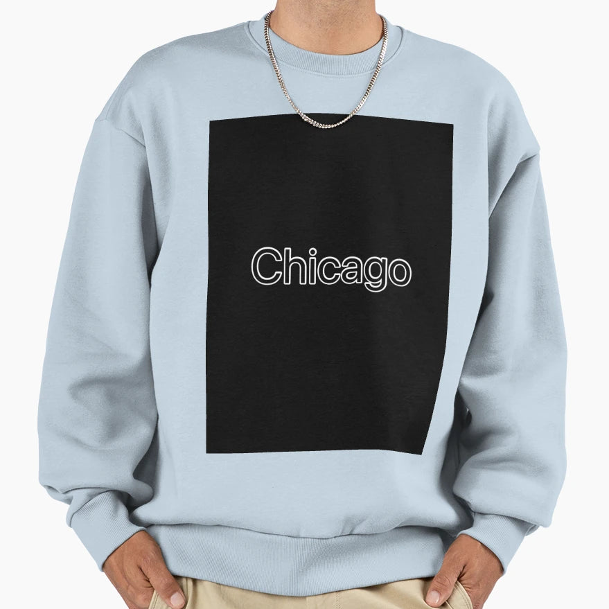 Chicago City Sweatshirt - Trendy Graphic for Adults - T-Shirt, Sweatshirt, Hoodie
