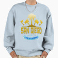 San Diego California Gold Logo Sweatshirt - Custom Art Print Men Women - T-Shirt, Sweatshirt, Hoodie