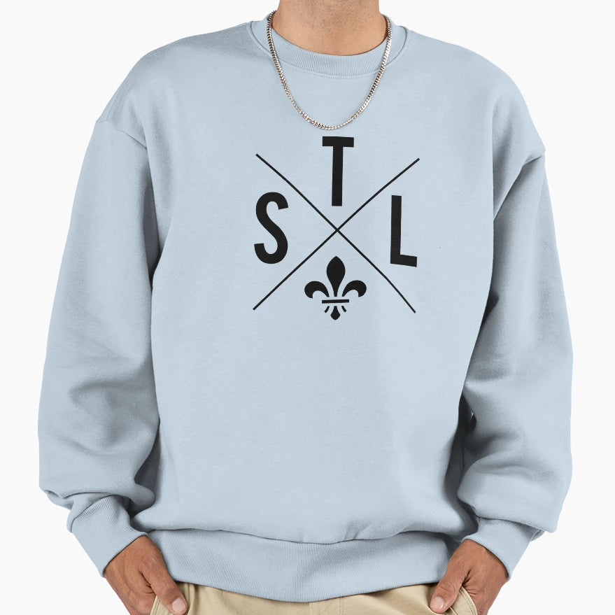 Stl St Louis Sweatshirt - Streetwear Style Men Women - T-Shirt, Sweatshirt, Hoodie