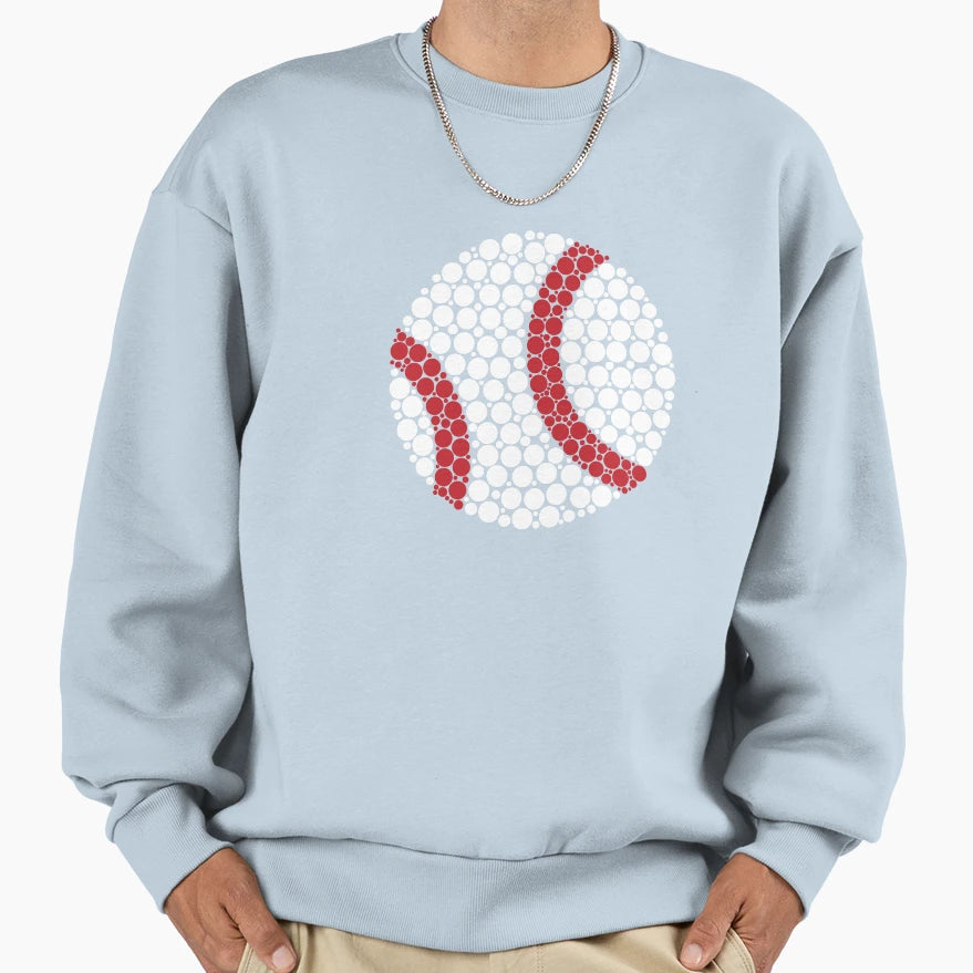 Baseball From Points Sweatshirt - Aesthetic Graphic Men Women - T-Shirt, Sweatshirt, Hoodie