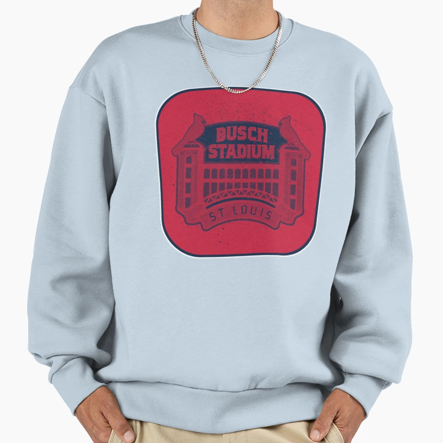Busch Memorial Stadium Sweatshirt - Custom Art Print Unisex - T-Shirt, Sweatshirt, Hoodie