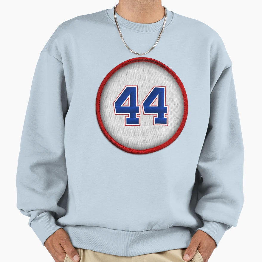44 Hammerin Hank 1974 Sweatshirt - Novelty Apparel Men Women - T-Shirt, Sweatshirt, Hoodie