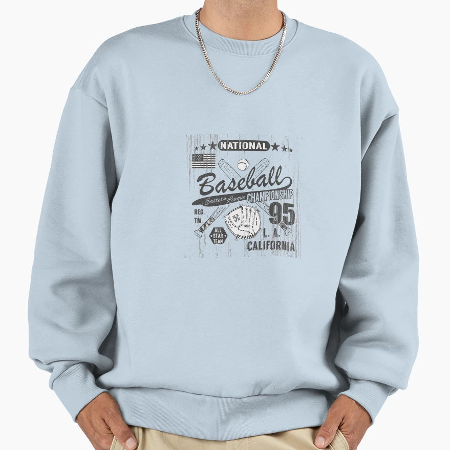 Baseball Sweatshirt - Trendy Graphic Men Women - T-Shirt, Sweatshirt, Hoodie