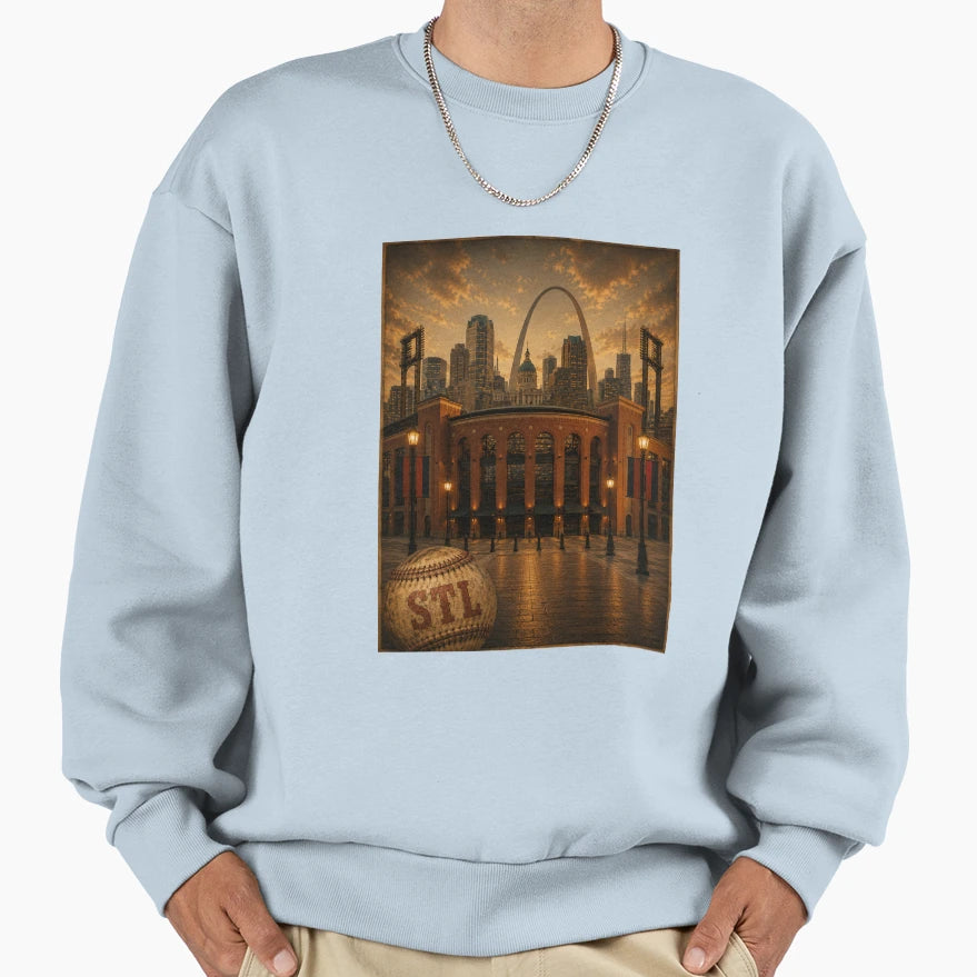 St Louis Baseball Haven Sweatshirt - Novelty Apparel for Adults - T-Shirt, Sweatshirt, Hoodie