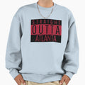 Straight Outta Atlanta Football Sweatshirt - Graphic Print Unisex - T-Shirt, Sweatshirt, Hoodie