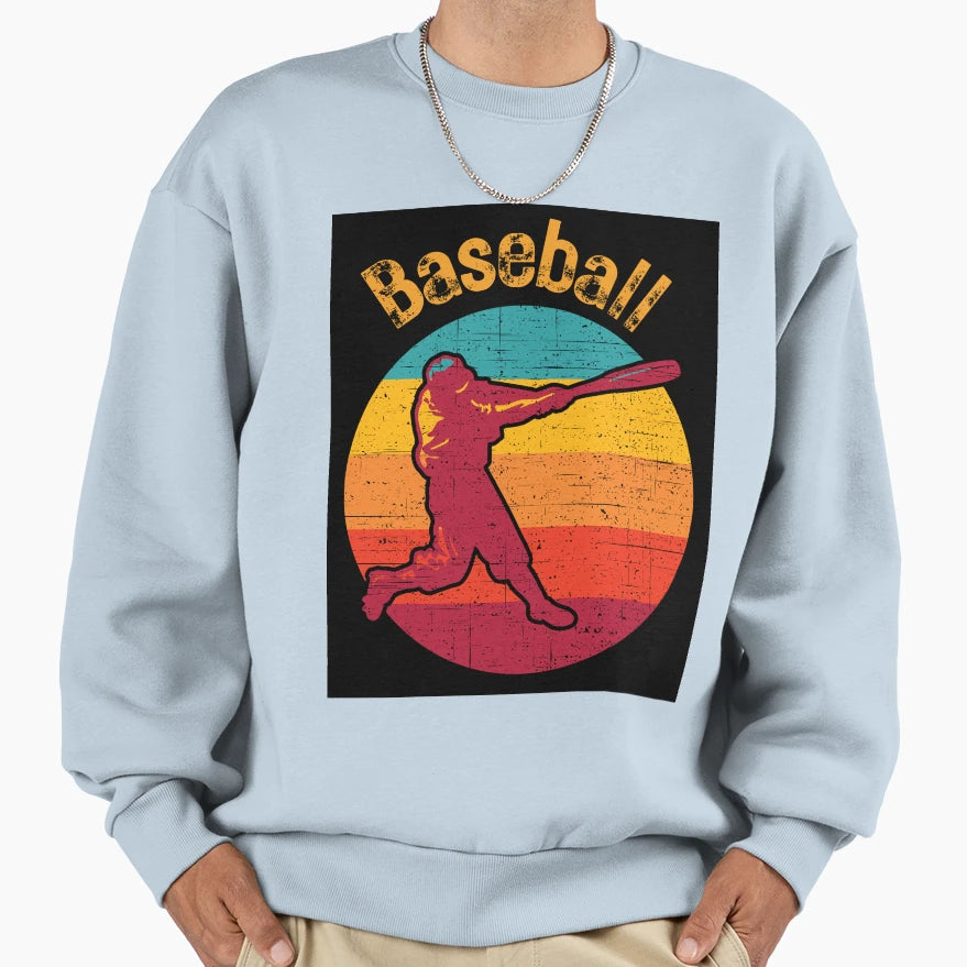 Baseball Baseball Baseball Fan Sweatshirt - Unique Graphic Men Women - T-Shirt, Sweatshirt, Hoodie