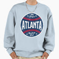 Atlanta Big League Baseball White Sweatshirt - Casual Everyday Wear Unisex - T-Shirt, Sweatshirt, Hoodie