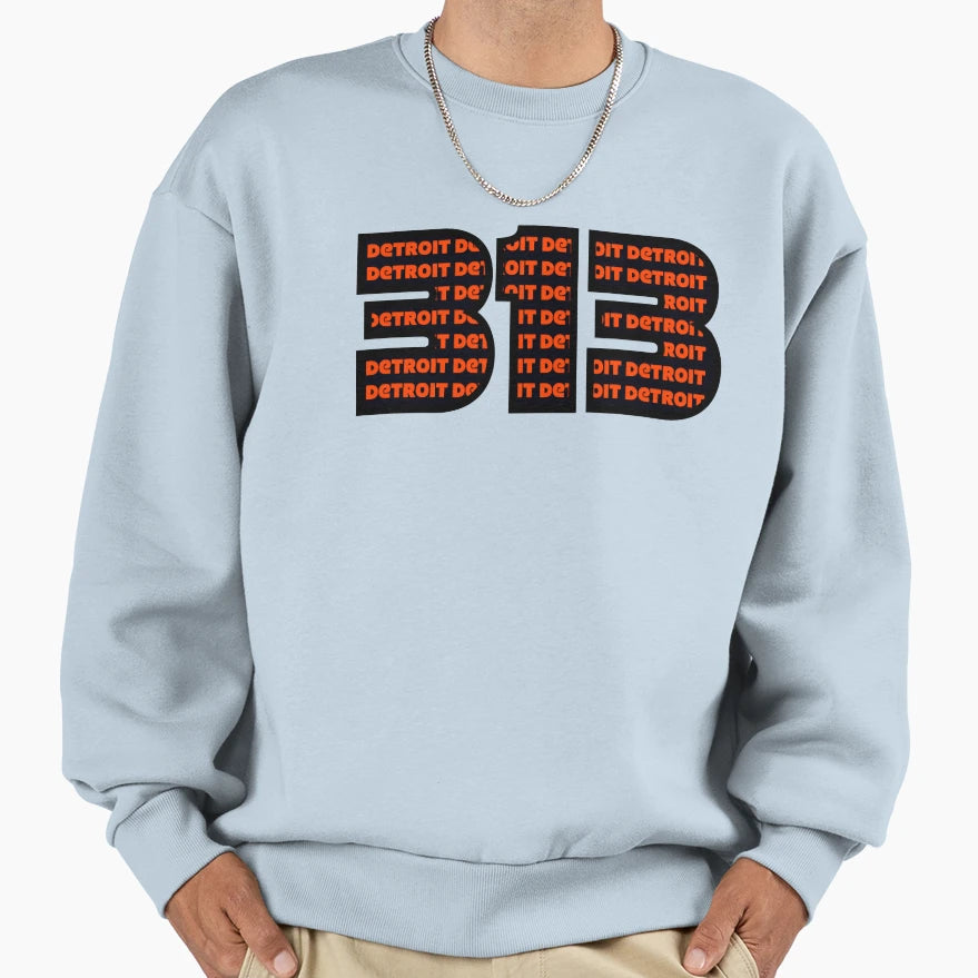 Spirit Detroit Detroit Michigan Sweatshirt - Minimalist Print Men Women - T-Shirt, Sweatshirt, Hoodie