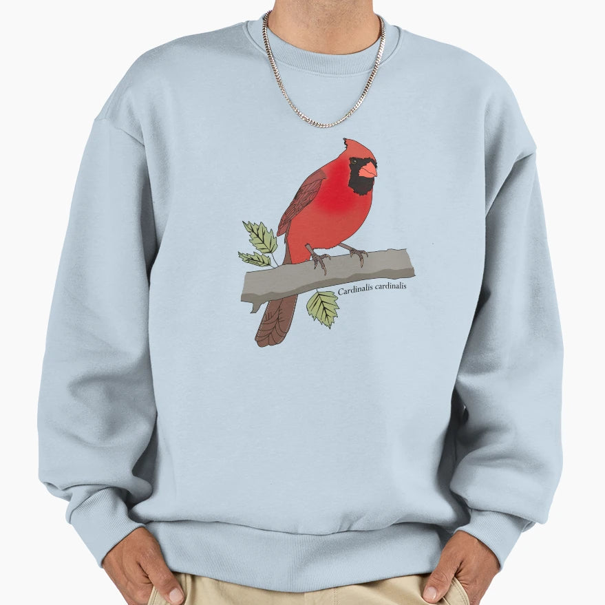 Northern Cardinal Sweatshirt - Graphic Print for Adults - T-Shirt, Sweatshirt, Hoodie
