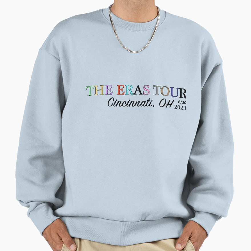 Cincinatti Ohio Eras Tour Night One Sweatshirt - Novelty Apparel for Adults - T-Shirt, Sweatshirt, Hoodie
