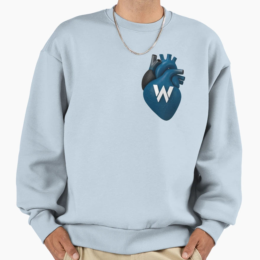 Williams Racing Blue Heart Sweatshirt - Streetwear Style Men Women - T-Shirt, Sweatshirt, Hoodie