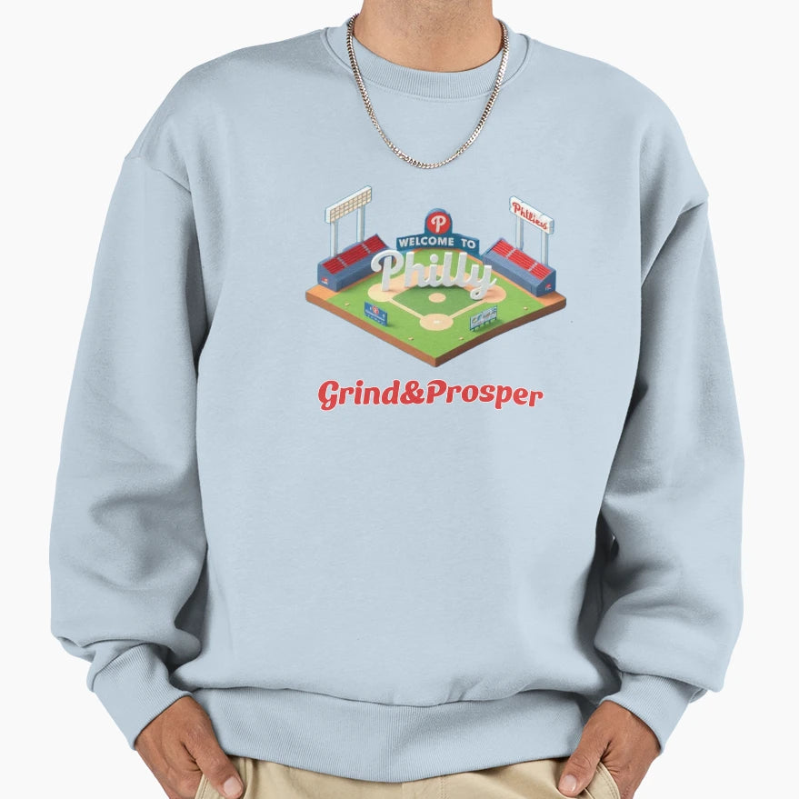 Philly Stadium Grind Prosper Sweatshirt - Trendy Graphic for Adults - T-Shirt, Sweatshirt, Hoodie