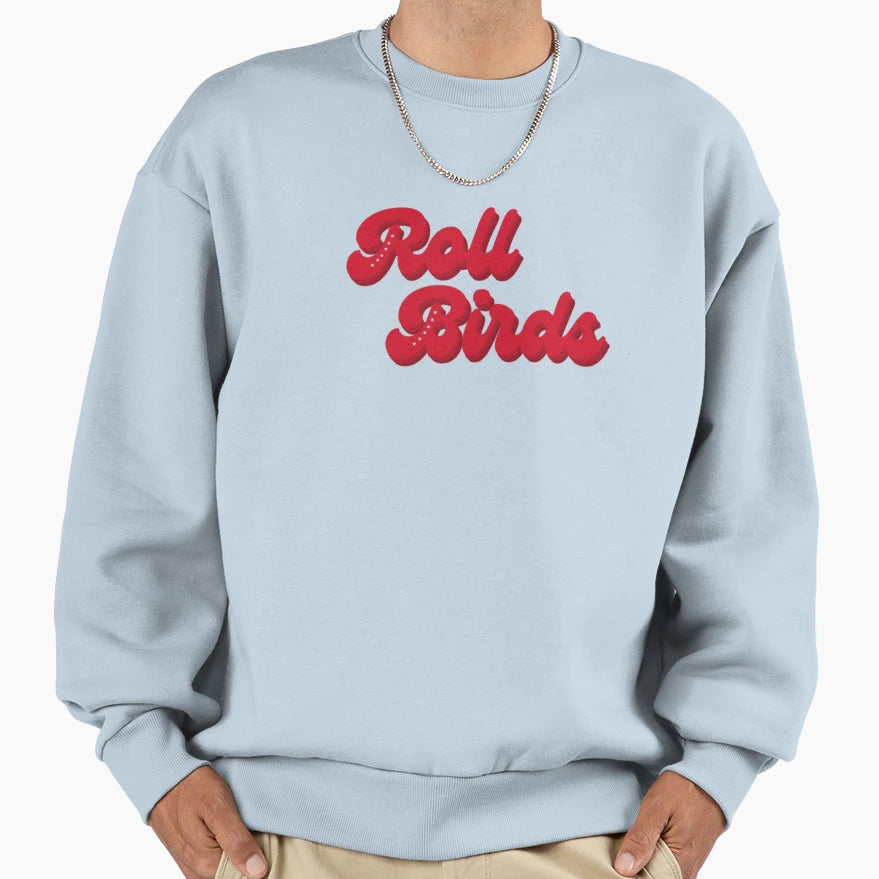 Roll Birds Stars Sweatshirt - Novelty Apparel Unisex - T-Shirt, Sweatshirt, Hoodie