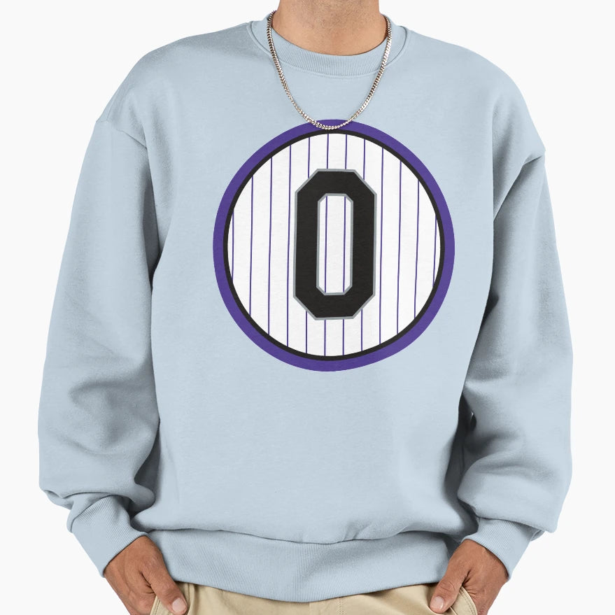 Adam Ottavino 0 Jersey Number Sweatshirt - Custom Art Print Men Women - T-Shirt, Sweatshirt, Hoodie