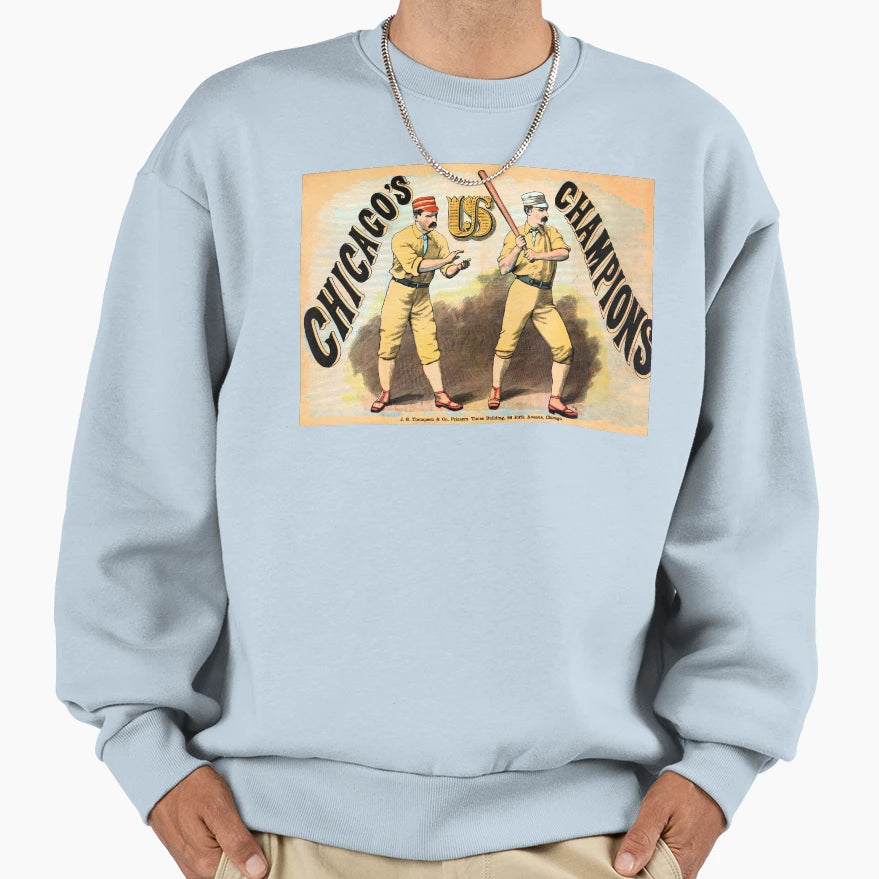 1876 Chicagos Us Champions Sweatshirt - Streetwear Style for Adults - T-Shirt, Sweatshirt, Hoodie