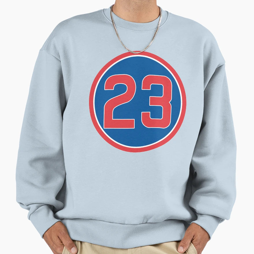 Ryne Sandberg 23 Jersey Number Sweatshirt - Trendy Graphic Unisex - T-Shirt, Sweatshirt, Hoodie