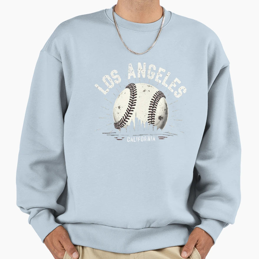 Los Angeles California Sweatshirt - Aesthetic Graphic Men Women - T-Shirt, Sweatshirt, Hoodie