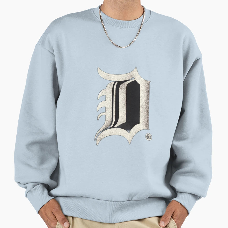 Detroit Old English D Sweatshirt - Aesthetic Graphic for Adults - T-Shirt, Sweatshirt, Hoodie