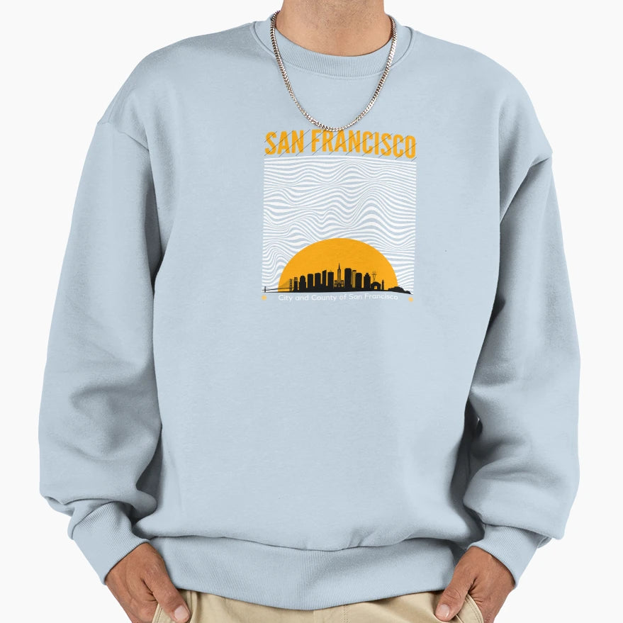 San Francisco Sweatshirt - Novelty Apparel for Adults - T-Shirt, Sweatshirt, Hoodie