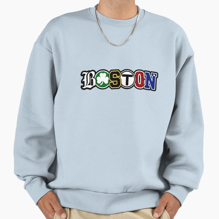 Boston Sweatshirt - Fun Novelty Design Men Women - T-Shirt, Sweatshirt, Hoodie