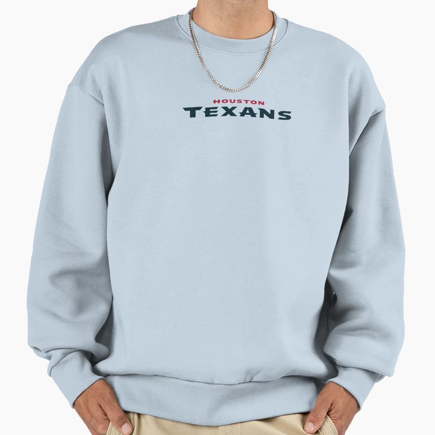 Texans Wordmark Sweatshirt - Graphic Print Men Women - T-Shirt, Sweatshirt, Hoodie
