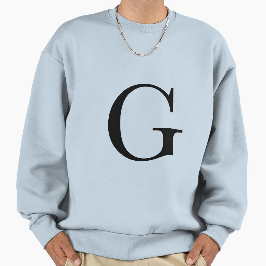 Letter G Sweatshirt - Novelty Apparel for Adults - T-Shirt, Sweatshirt, Hoodie