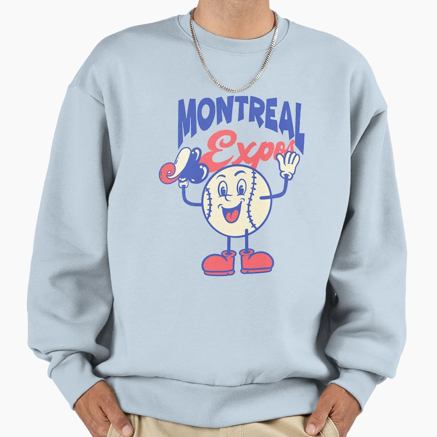Montreal Expos Sweatshirt - Minimalist Print Unisex - T-Shirt, Sweatshirt, Hoodie