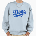 La Dogs White Sweatshirt - Casual Everyday Wear Men Women - T-Shirt, Sweatshirt, Hoodie