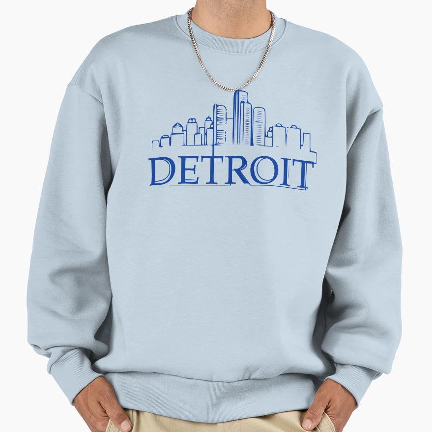 Detroit City Sweatshirt - Fun Novelty Design Unisex - T-Shirt, Sweatshirt, Hoodie