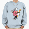 Baseball Donut Usa Baseball Bat Funny Sweatshirt - Graphic Print Unisex - T-Shirt, Sweatshirt, Hoodie