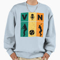 Vin Scully Mic Sweatshirt - Casual Everyday Wear Men Women - T-Shirt, Sweatshirt, Hoodie