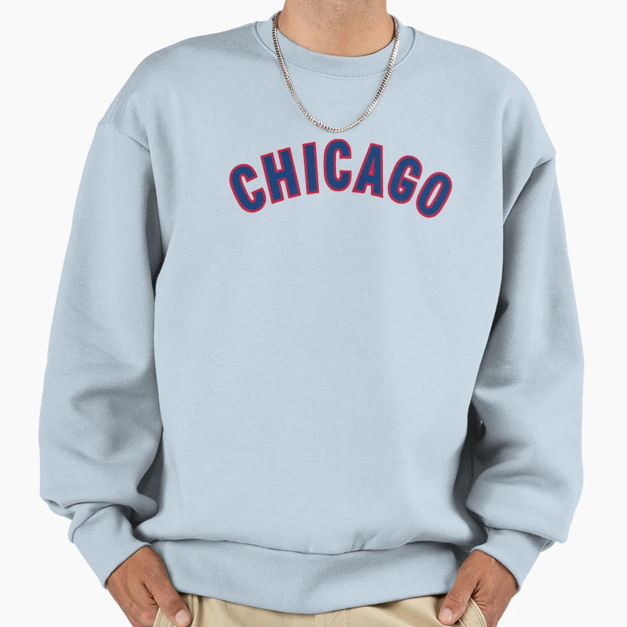 Blue Red Chcg Sweatshirt - Minimalist Print Men Women - T-Shirt, Sweatshirt, Hoodie