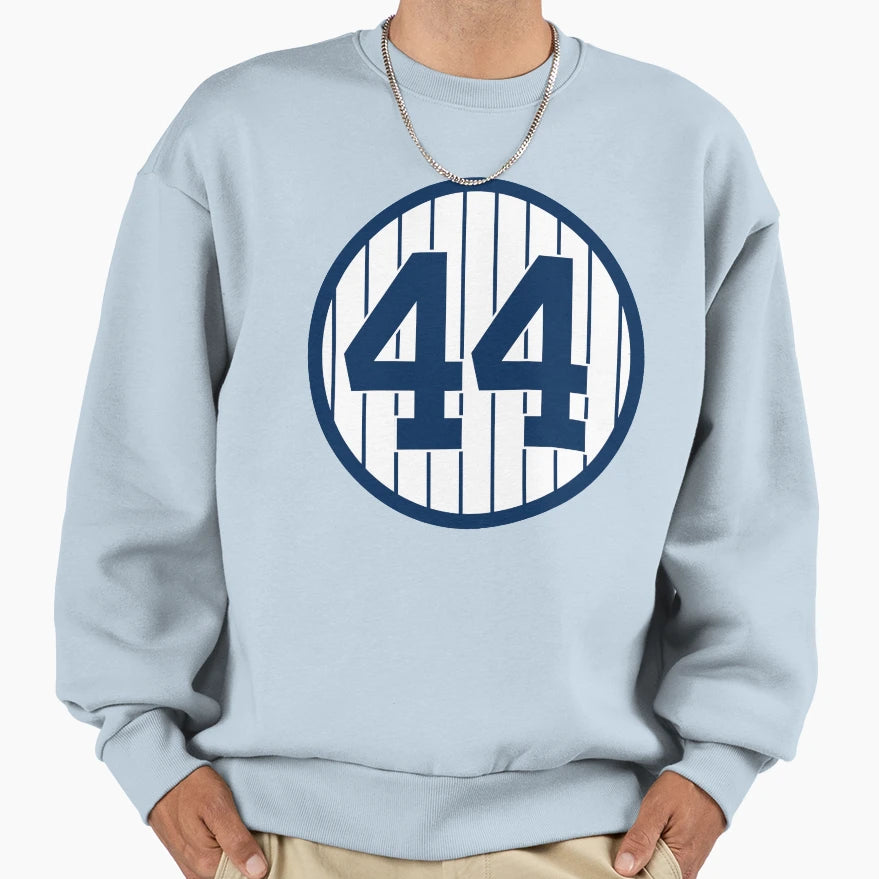 Reggie Jackson 44 Jersey Number Sweatshirt - Unique Graphic for Adults - T-Shirt, Sweatshirt, Hoodie