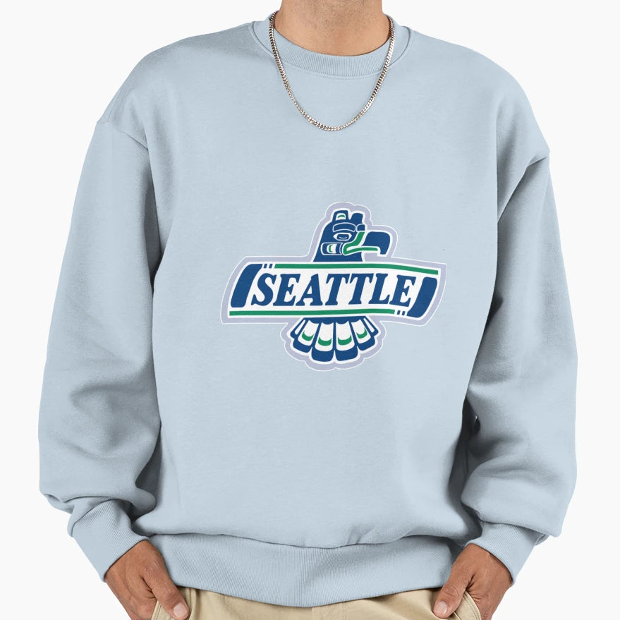 Seattle Thunderbirds Sweatshirt - Custom Art Print Men Women - T-Shirt, Sweatshirt, Hoodie