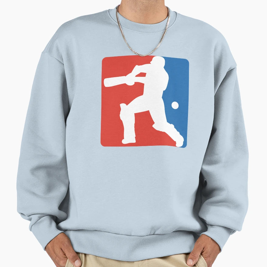 Cricket League Sweatshirt - Casual Everyday Wear Men Women - T-Shirt, Sweatshirt, Hoodie