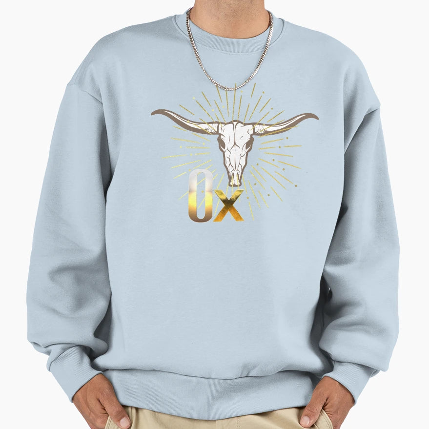 Golden Ox Sweatshirt - Casual Everyday Wear Unisex - T-Shirt, Sweatshirt, Hoodie