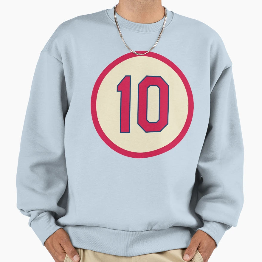 Tony Larussa 10 Jersey Number Sweatshirt - Streetwear Style Unisex - T-Shirt, Sweatshirt, Hoodie
