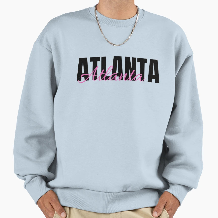 Atlanta Sweatshirt - Aesthetic Graphic for Adults - T-Shirt, Sweatshirt, Hoodie